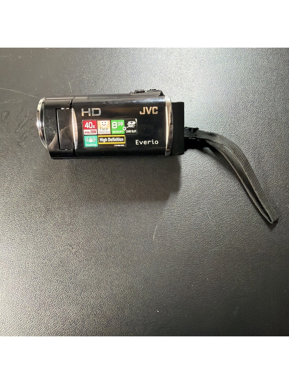 JVC Everio GZ-HM50BU HD Camcorder 40x Optical Zoom 8GB SDXC Tested Working